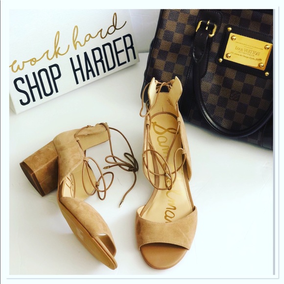 Sam Edelman Shoes - Sam Edelman Serene lace-up sandals block heel